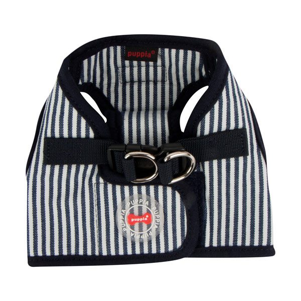 Bobby Harness B (Navy Striped) Puppia