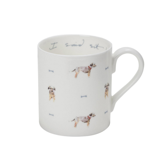 Taza Terrier 'I Said Sit' Sophie Allport