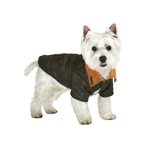 Abrigo para Perro Forest Green Quilted