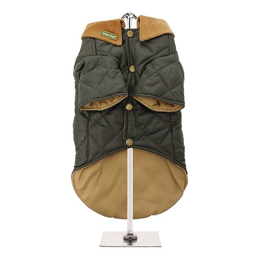Abrigo para Perro Forest Green Quilted