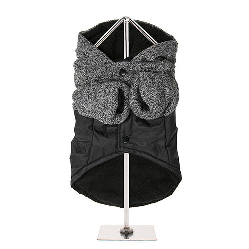 Abrigo para Perro Cheviot Tweed Trimmed Parka