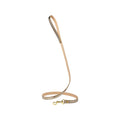 Correa para Perro de Cuero Bronce Metallic