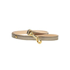 Correa para Perro de Cuero Bronce Metallic