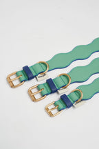 Collar The Wigglers en Tonos Verde y Azul