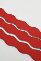 Collar The Wigglers en Tonos rojo y celeste