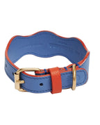 Collar The Wigglers en Tonos lila y naranja