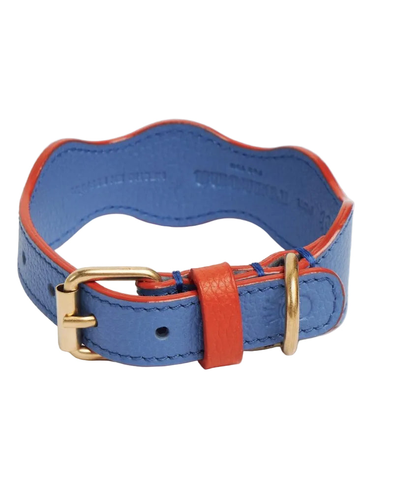 Collar The Wigglers en Tonos lila y naranja