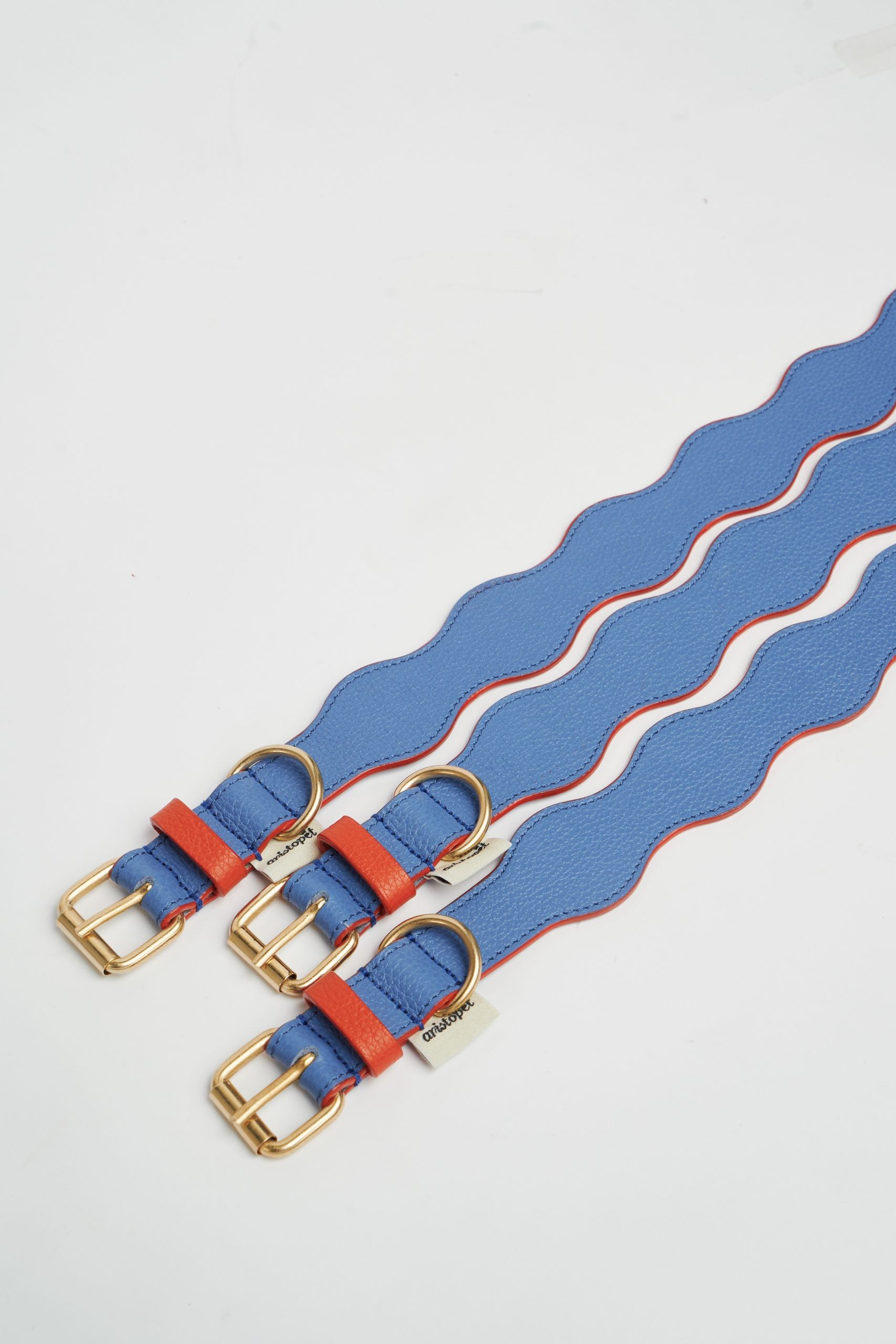 Collar The Wigglers en Tonos lila y naranja