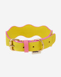 The Wigglers Necklace in Pink and Lemon Tones