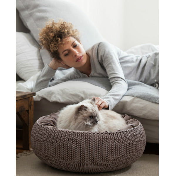 Cama Curver para perros y gatoscon cojin