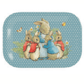 Bandeja Beatrix Potter azul topos