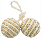 2 Pelotas cuerda sisal con Catnip Trixie
