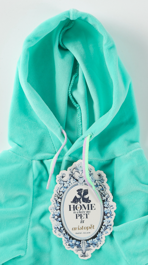 Sudadera mini verde