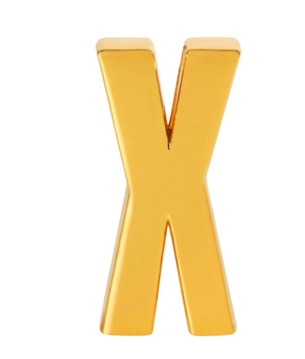 Lettera x per personalizzare le tue collane