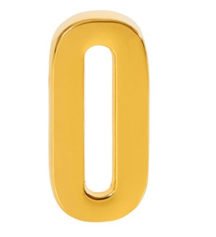 Letter o to personalize your necklaces