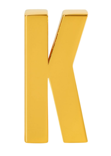 Letter K to personalize your necklaces