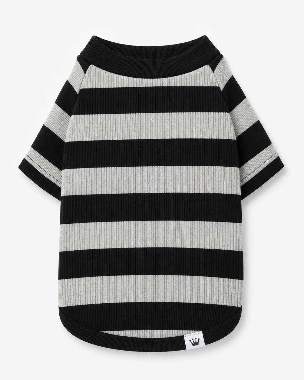 James gray striped t-shirt