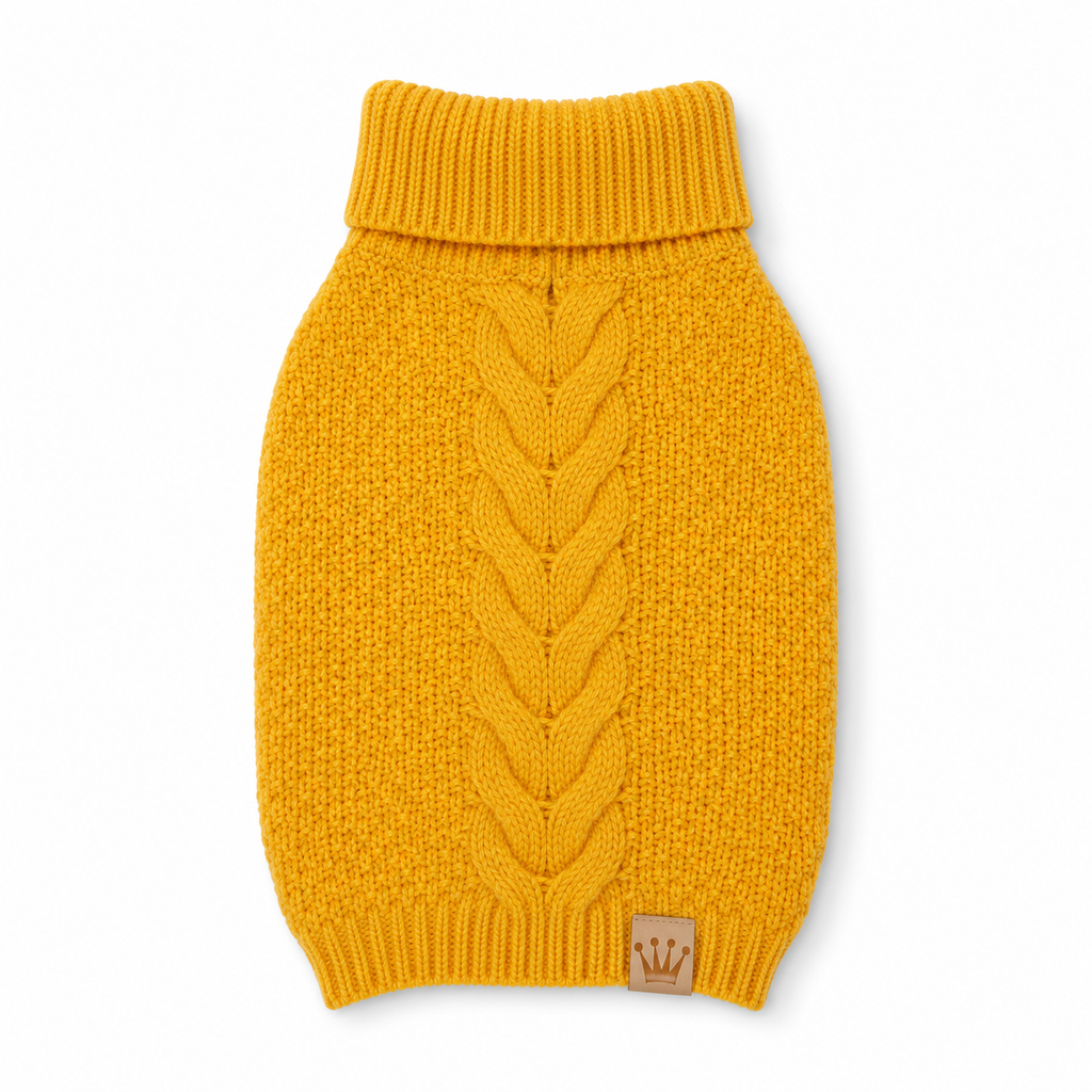 Yellow infinity scarf