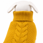 Yellow infinity scarf