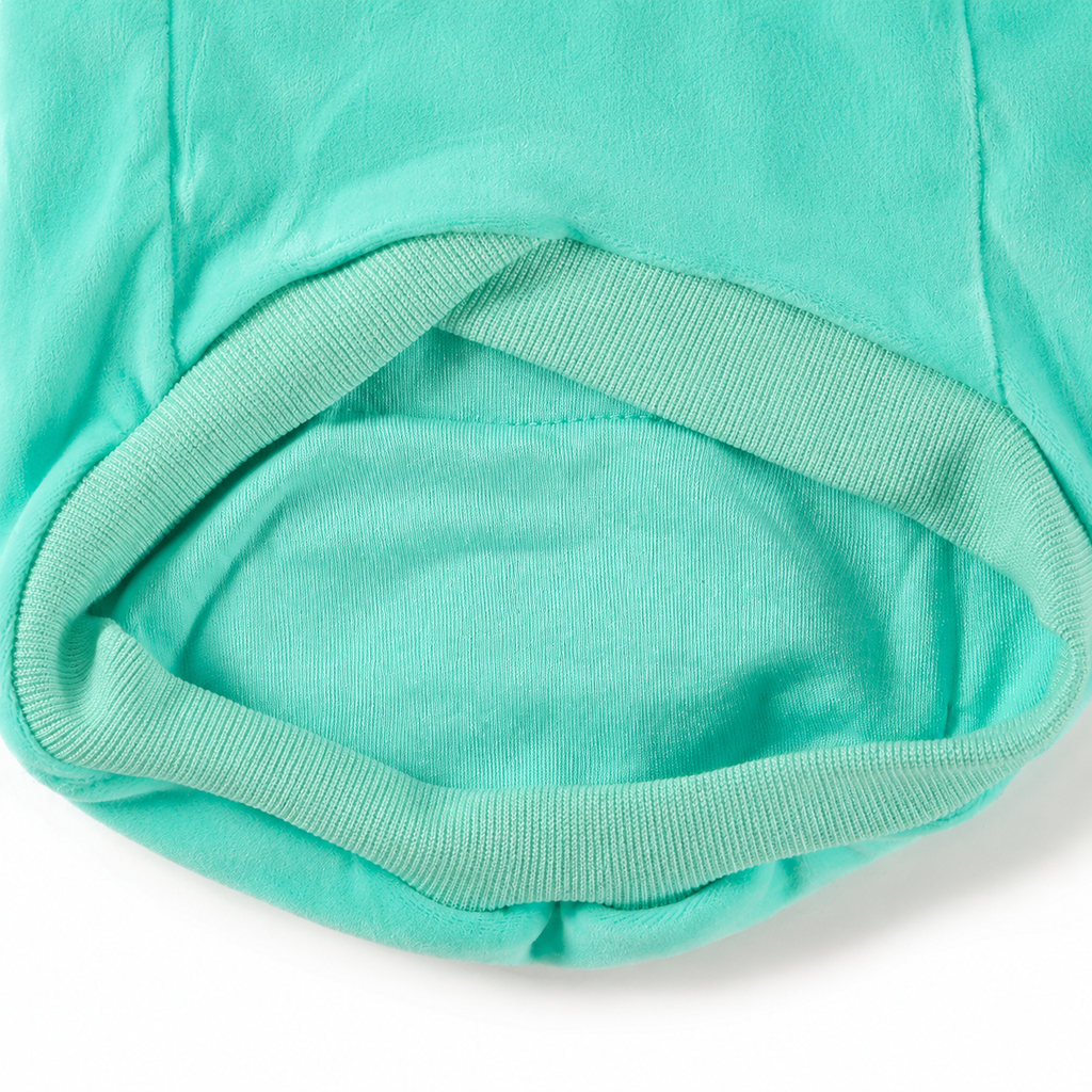 Sudadera mini verde