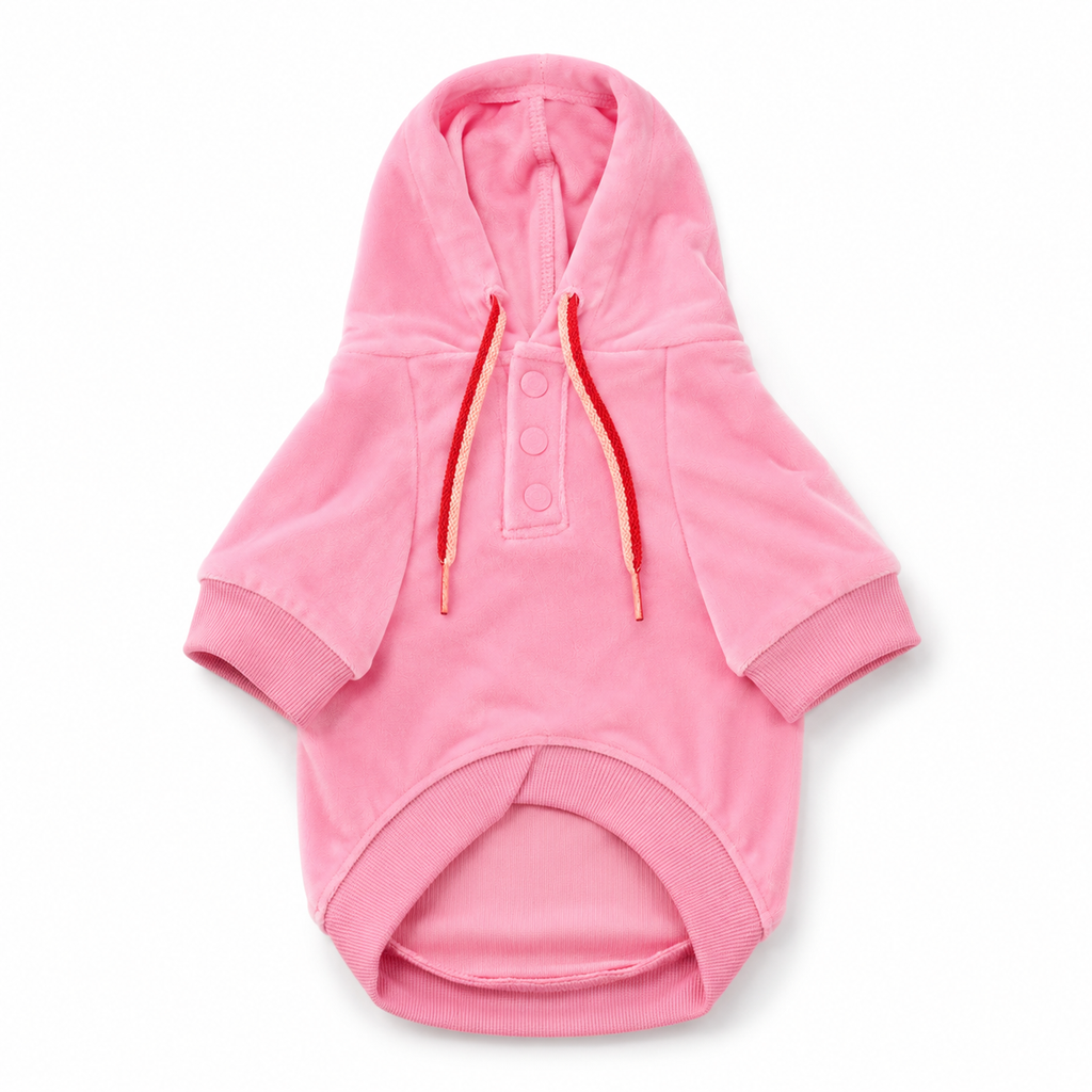 Sudadera mini rosa