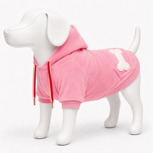Sudadera mini rosa