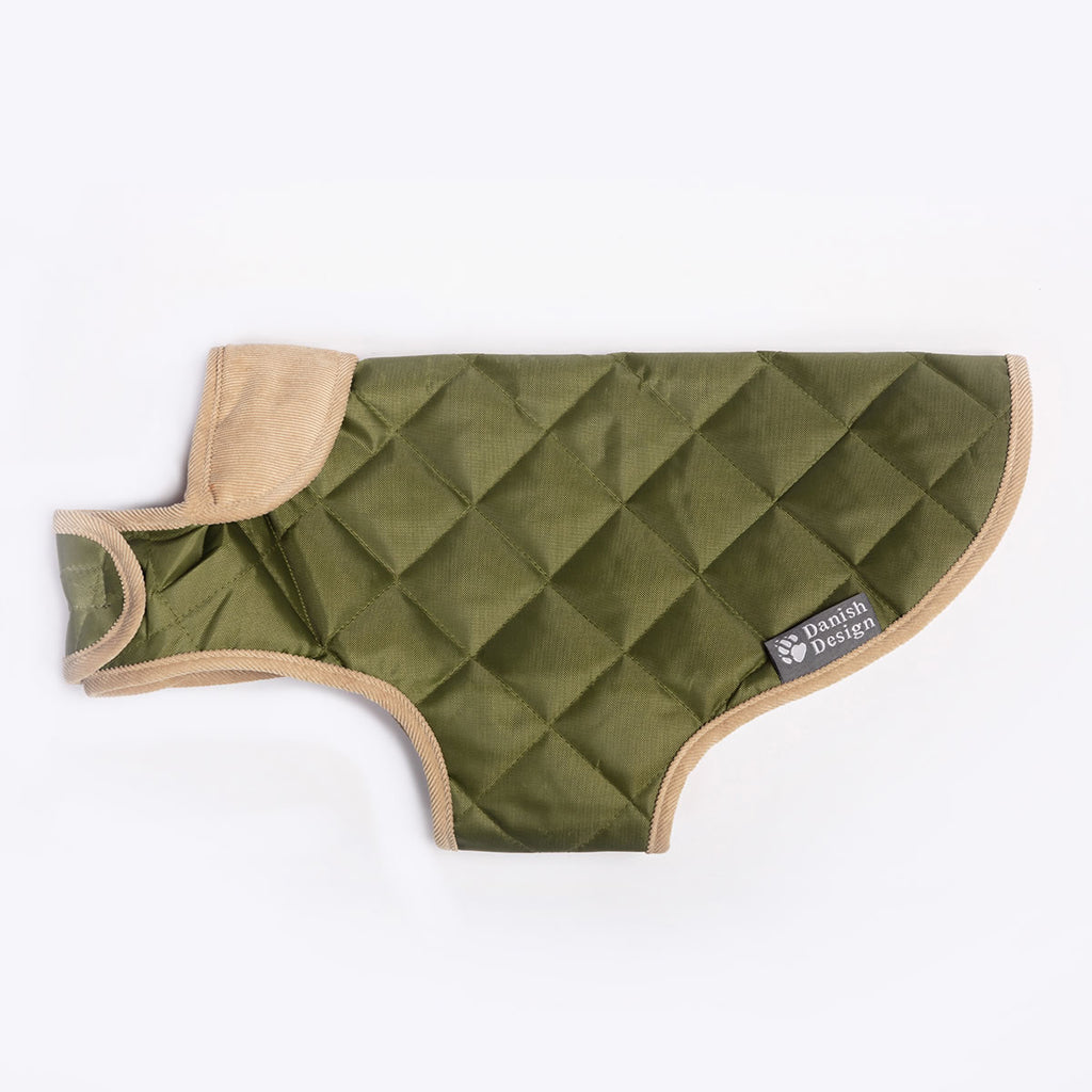 Quilted Dog Coat Blue - Quilted dog coat