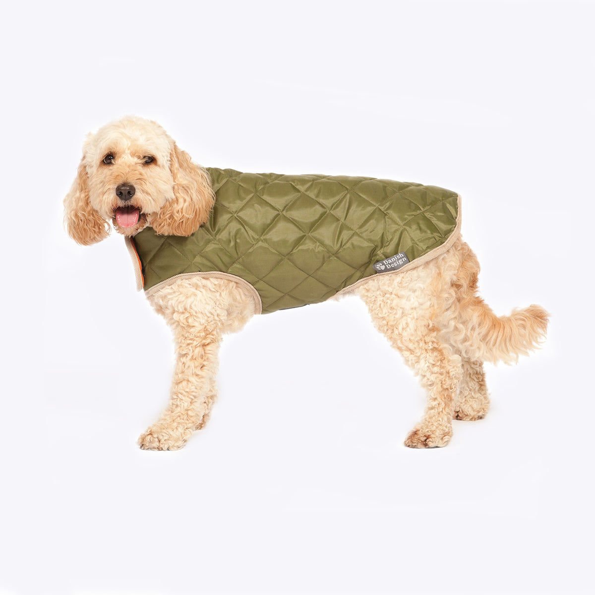 Quilted Dog Coat Azul  - Abrigo acolchado para perros