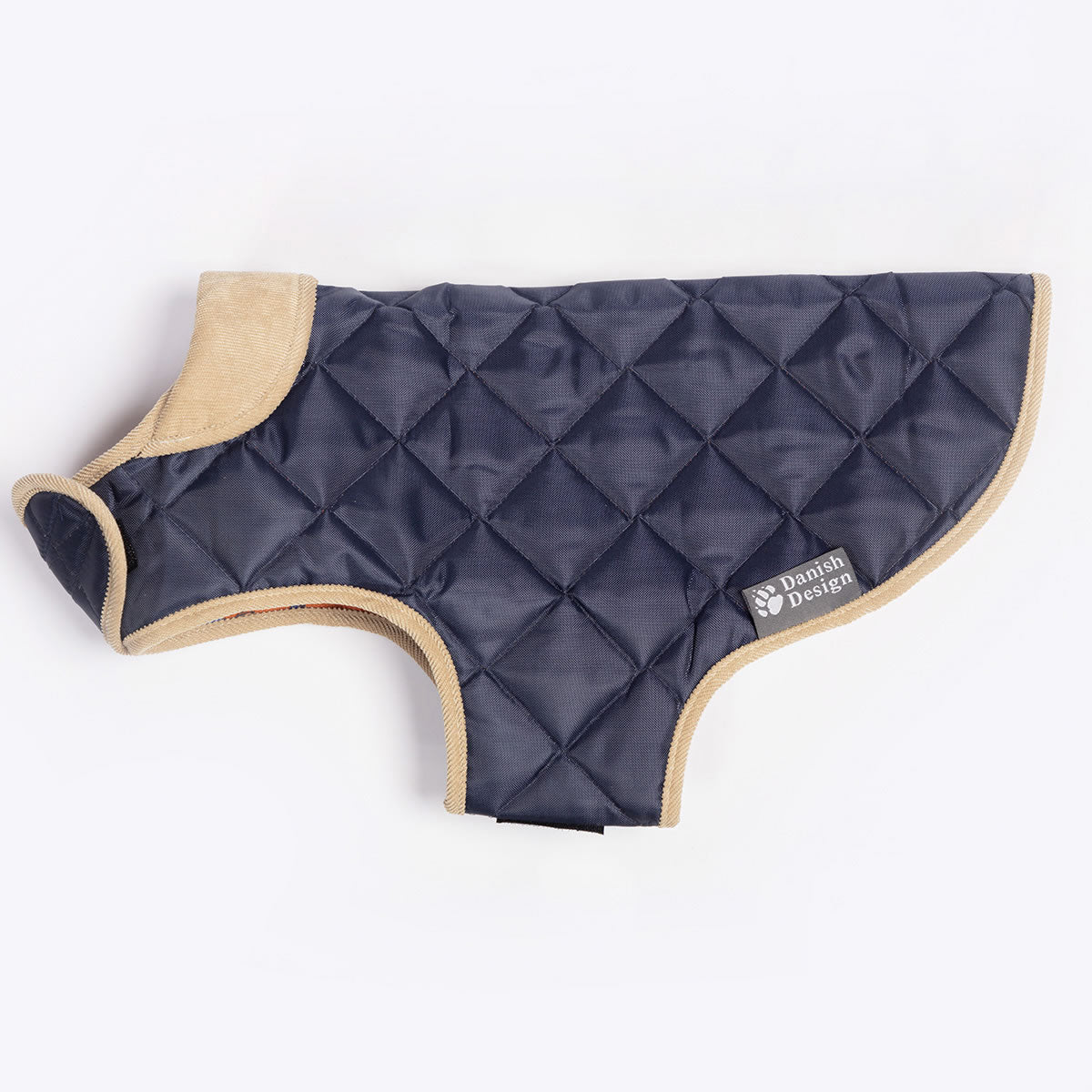 Quilted Dog Coat Azul  - Abrigo acolchado para perros