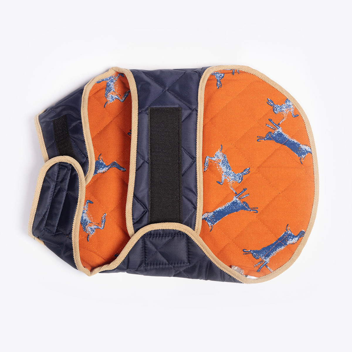 Quilted Dog Coat Azul  - Abrigo acolchado para perros