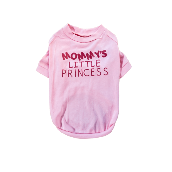 Camiseta Rosa Mommys Little Princess