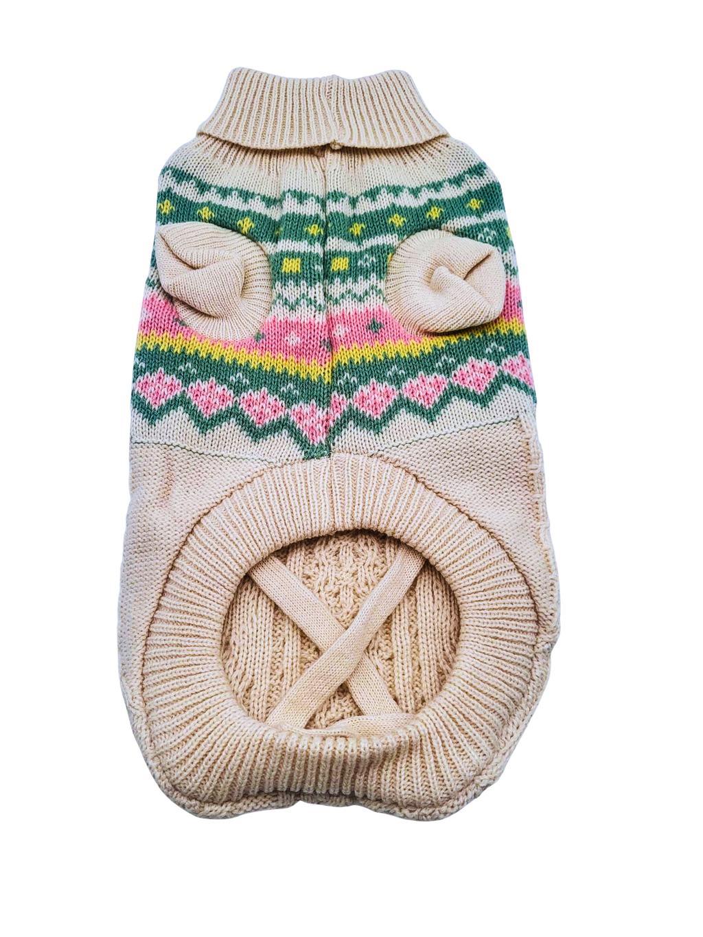 Fair Isle knit sweater size M