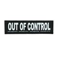 2 Etiquetas Velcro Julius-K9 OUT OF CONTROL