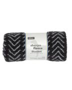 Sherpa Fleece Charcoal Arrows Blanket Danish
