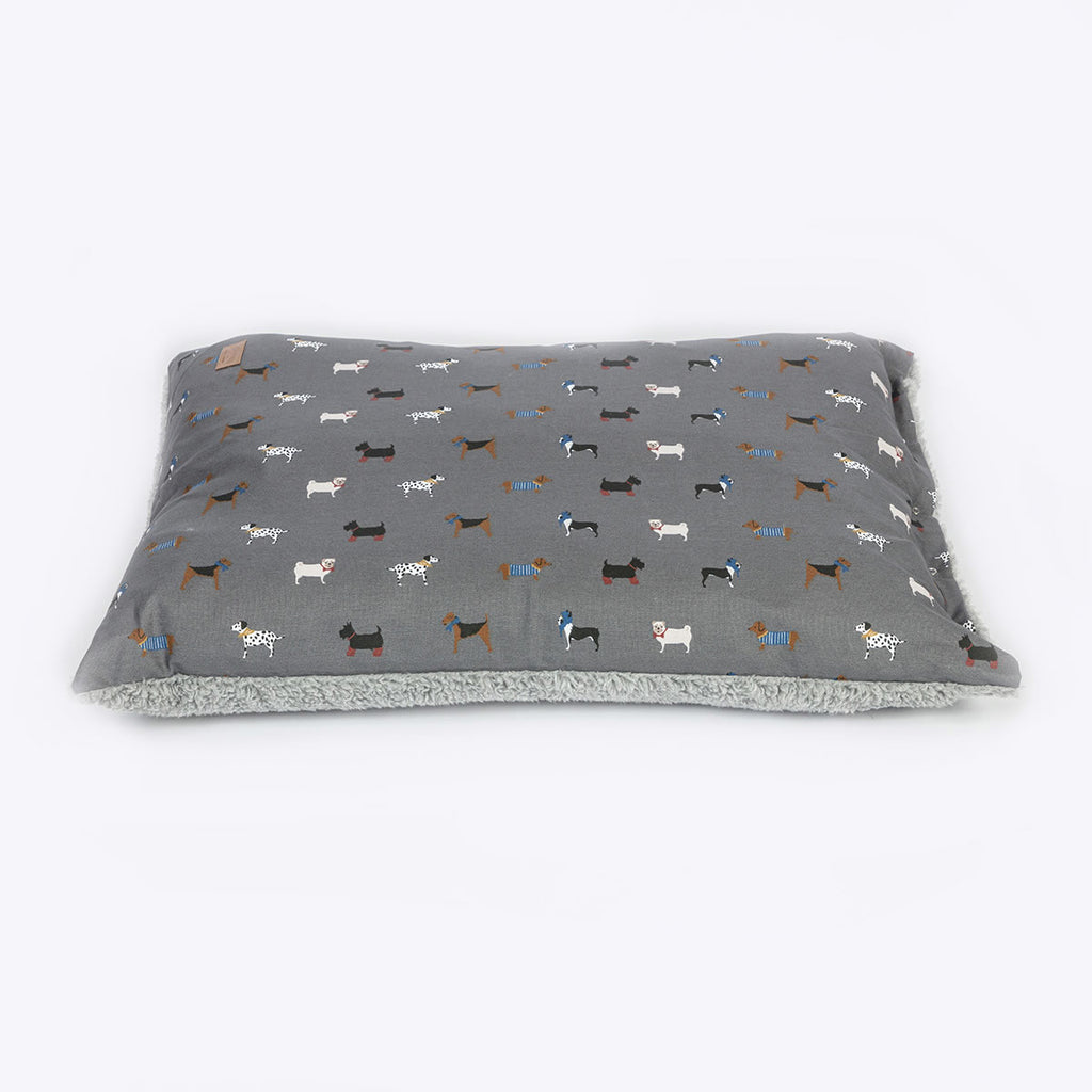 FatFace Danish Marching Dogs Cushion Bed