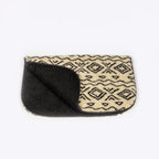 Manta Sherpa Fleece Neutral Geo Blanket Danish