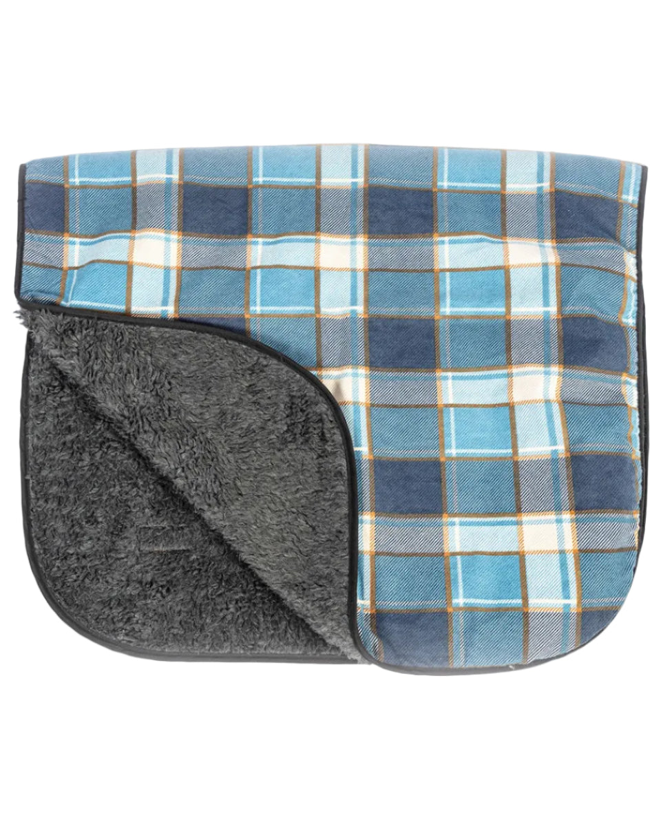 FatFace Check Fleece Blanket