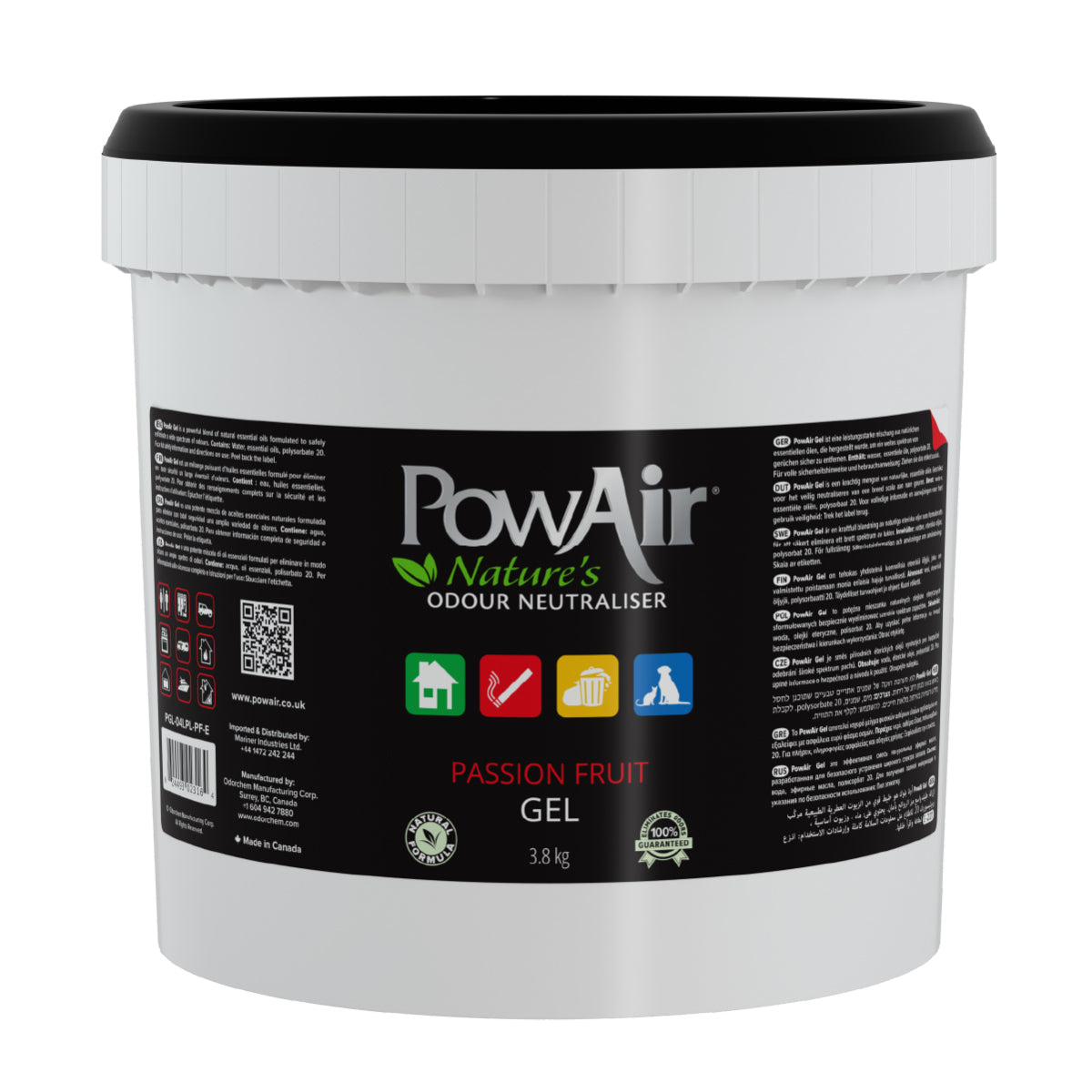 Neutralizador de Olores PowAir Gel