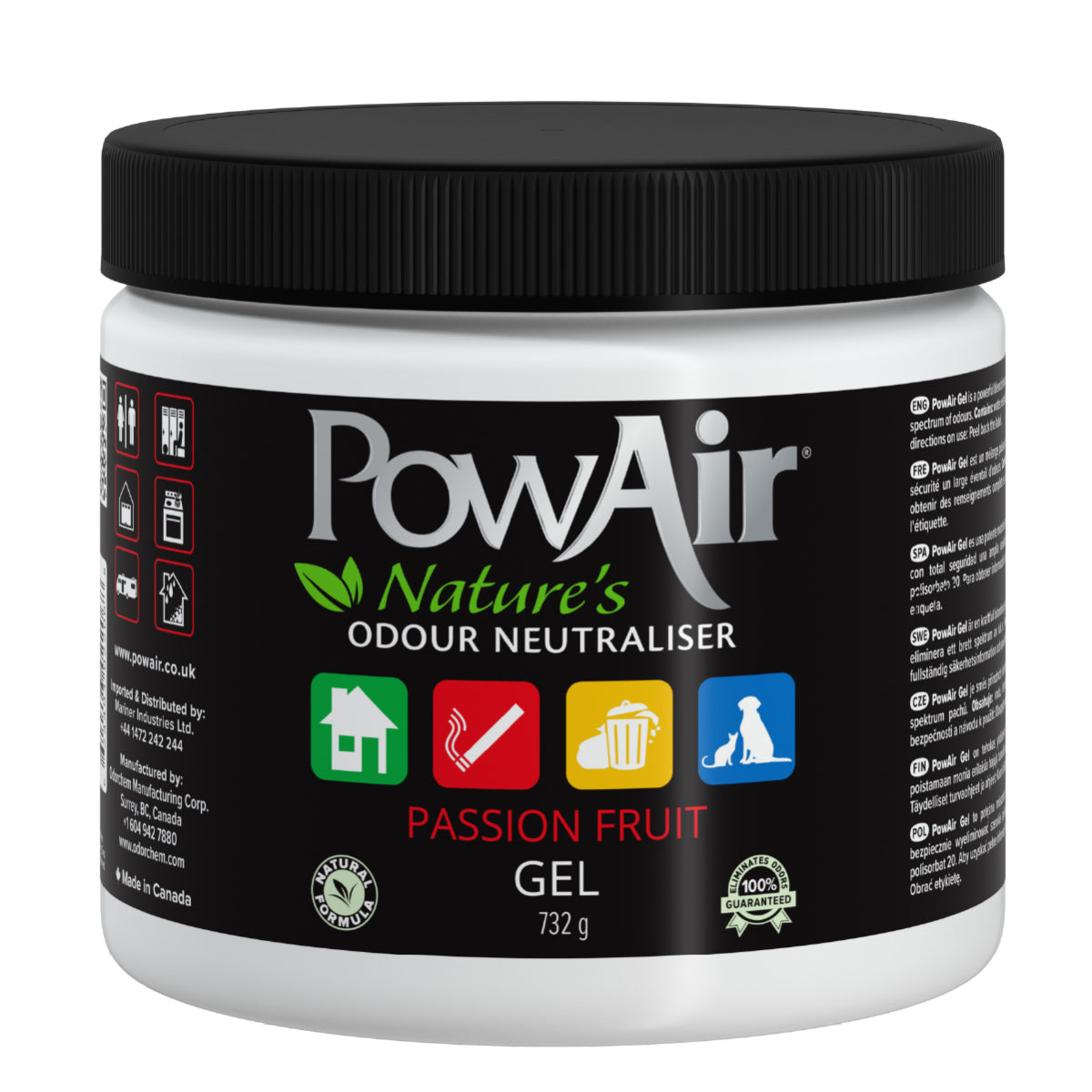 Neutralizador de Olores PowAir Gel