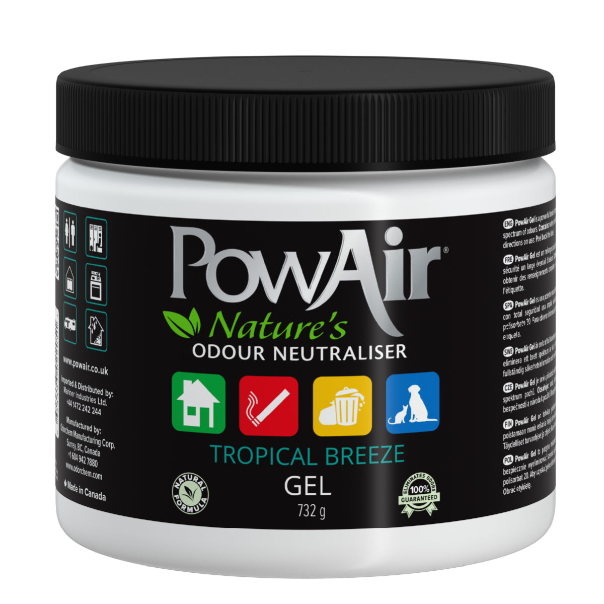 Neutralizador de Olores PowAir Gel