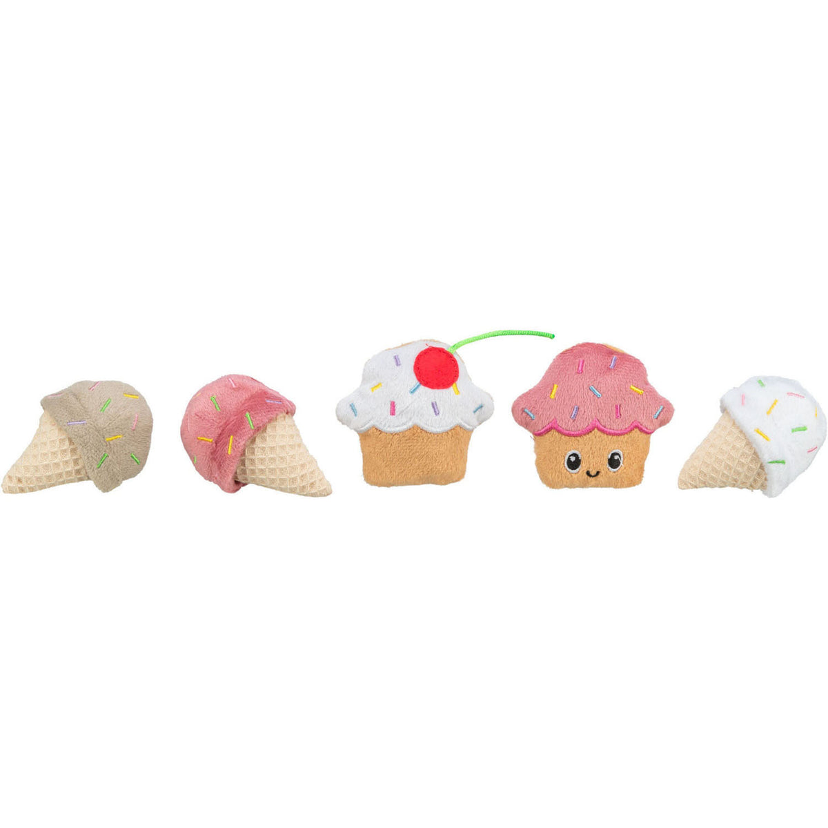 Assortiment de glaces et de madeleines