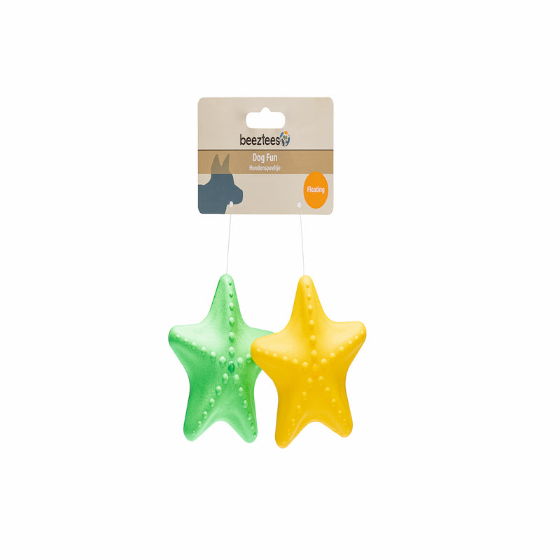 Beeztees 2-piece Foam Starfish Dog Toy