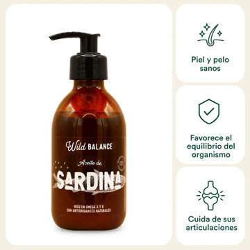 Aceite natural de sardina