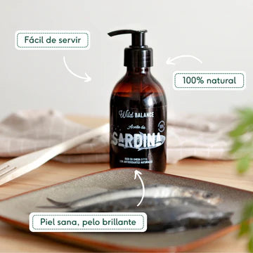 Aceite natural de sardina