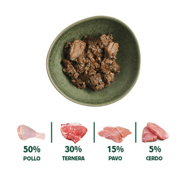 Lata de Comida Cocinada para Gatos- Receta Navidad (120g)