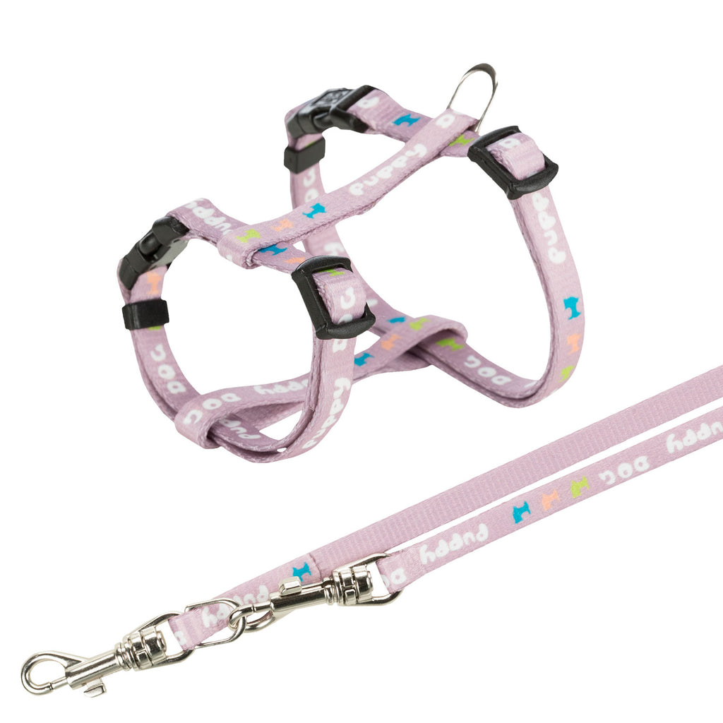 Puppy harness and leash set