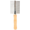 Comb, double-sided, fine and coarse, 17 cm