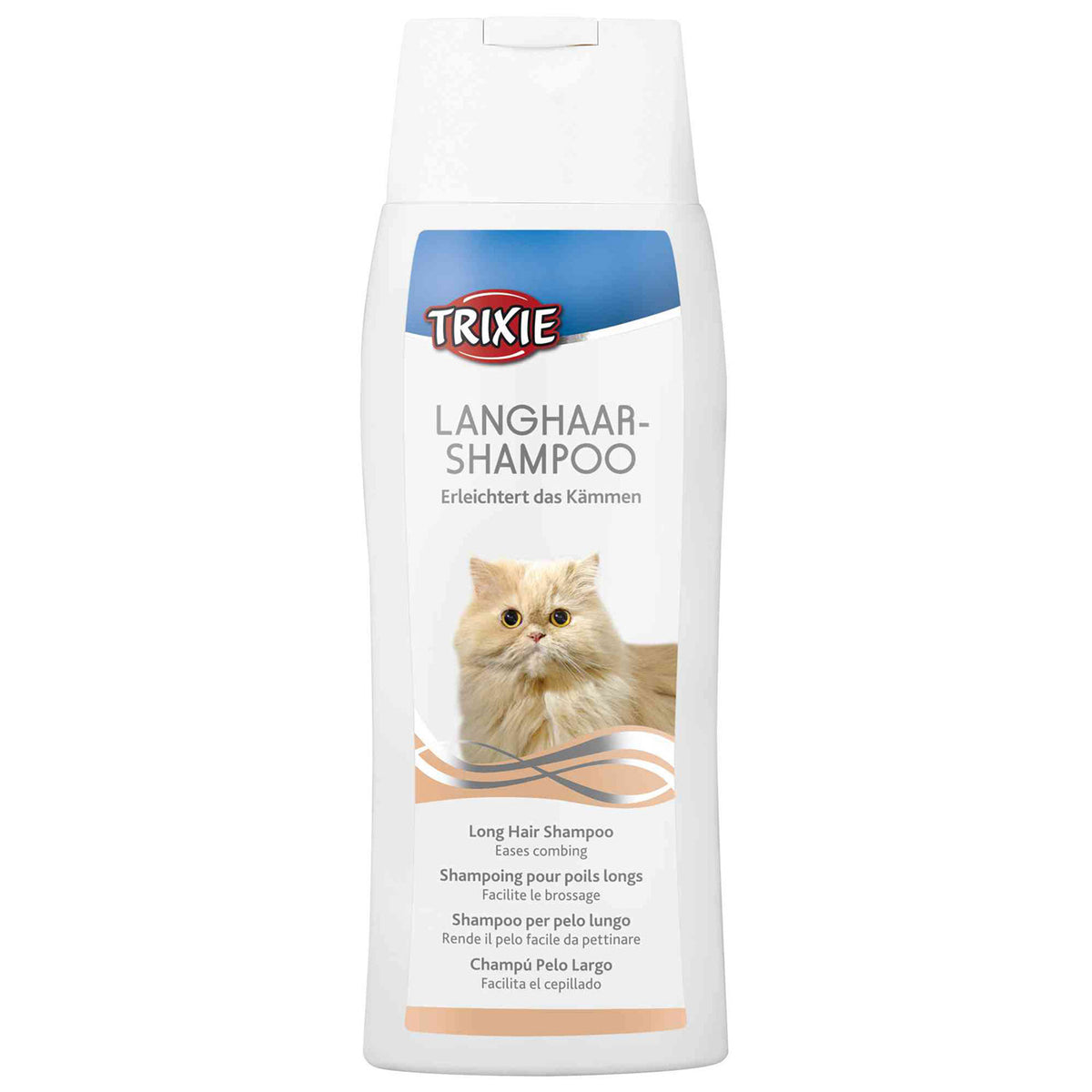 Champú especial pelo largo Gatos Trixie