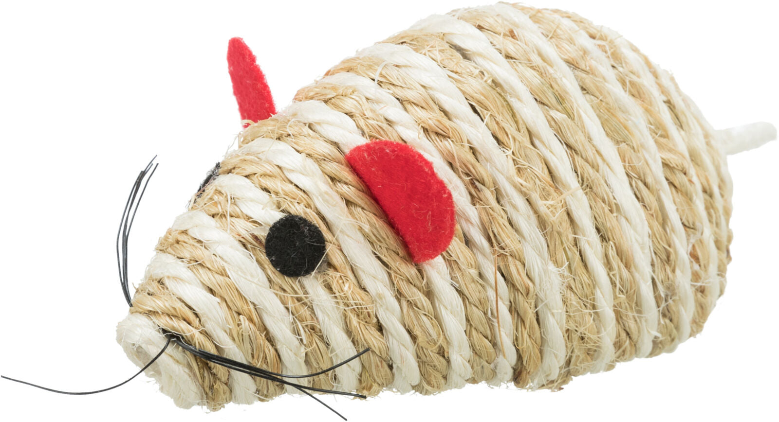 Ratón de cuerda sisal, con Catnip Trixie, 10 cm