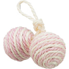 2 Pelotas cuerda sisal con Catnip Trixie